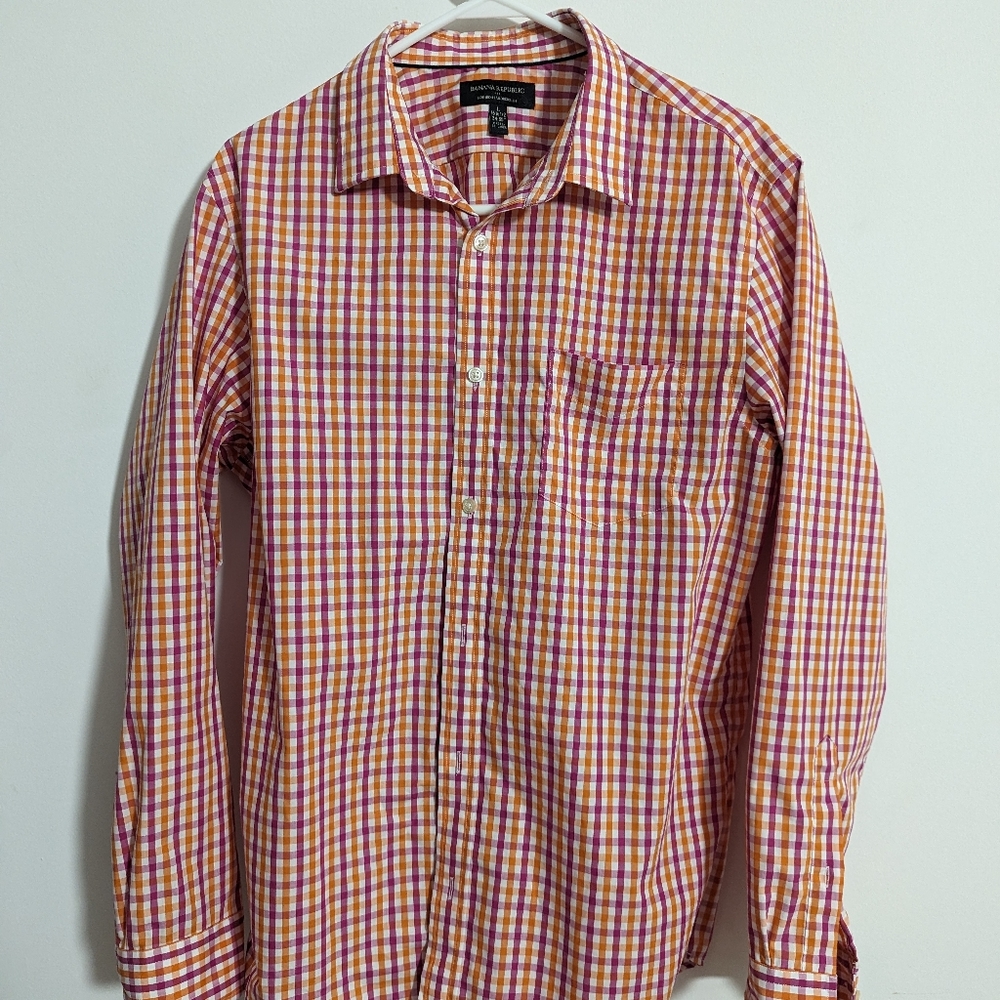 Banana republic non iron tailored slim